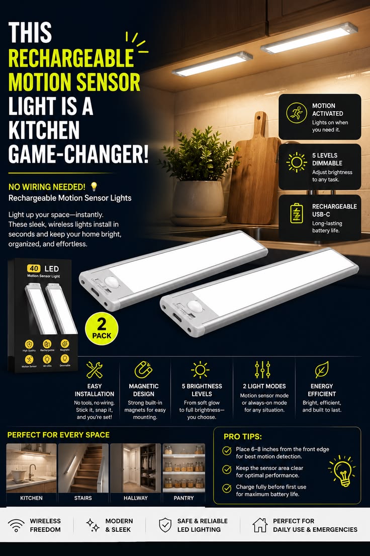LAMPA LED CU SENZOR DE MISCARE